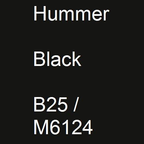 Hummer, Black, B25 / M6124.